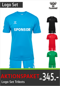 Hummel Logo Set Fussballtrikots